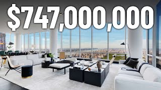 Inside $747,000,000 NYC's Penthouses For Sale