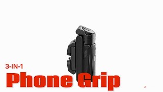 [Product Discovery] Portable 3-In-1 Bluetooth Phone Camera Shutter Grip, Tripod, and Selfie Stick