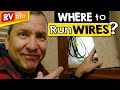 Running Wires Through RV Walls // How To
