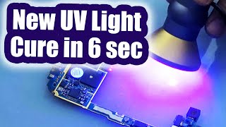 New 10W UV Lamp cures solder mask in 6 seconds  No Hot air required.