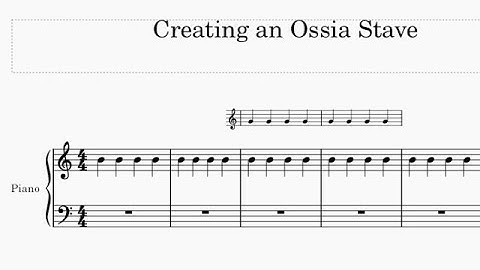 MuseScore (3.6.2) | How to configure a Stave to work as an Ossia