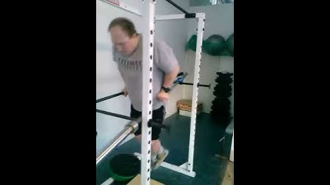 Dips on power rack