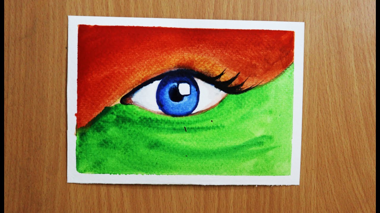 independence day drawing with poster colours tri colour eye YouTube