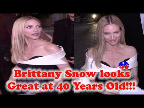 Brittany Snow looks Great at 40 Years Old!!!