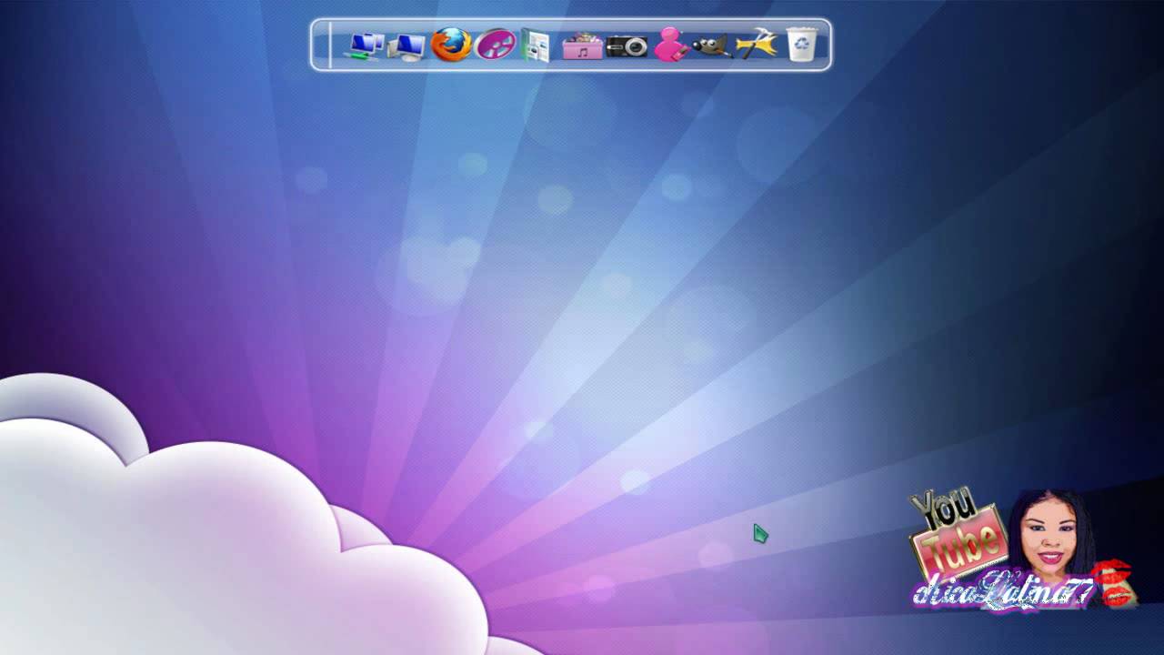 cambiar los iconos de la barrita rocketdock - YouTube