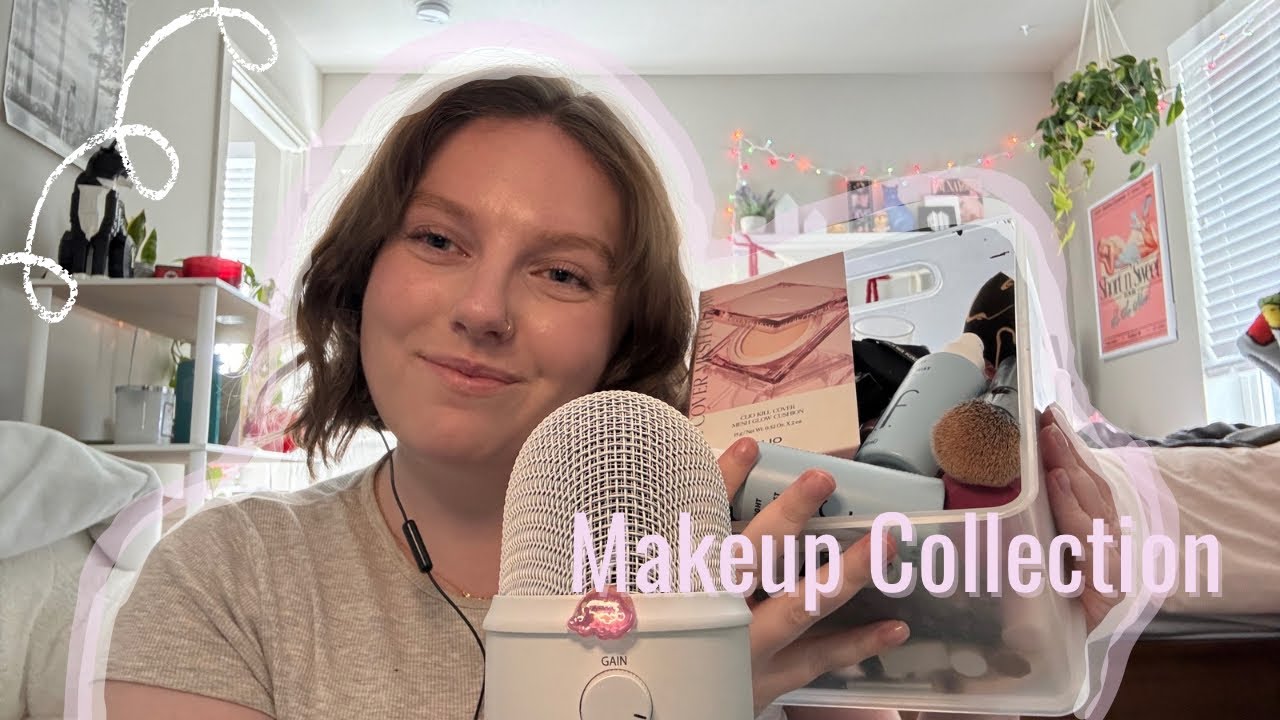 ASMR makeup collection | tapping | whisper ramble 💄☺️