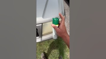How to clean yellow headlights