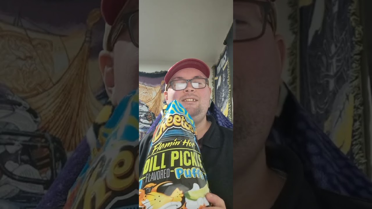 New Cheetos Flamin Hot Dill Pickle Puffs review 