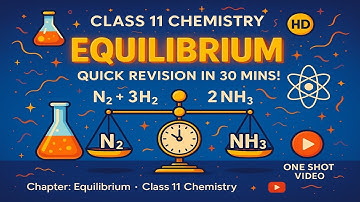 CBSE Klas 11 || Scheikunde || Evenwicht || Deel I || Animatie || in het Engels