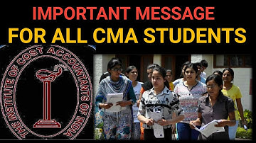CMA EXAMS - IMPORTANT MESSAGE FOR ALL CMA STUDENTS | LOG IN PROBLEM FACING BY SOME STUDENTS