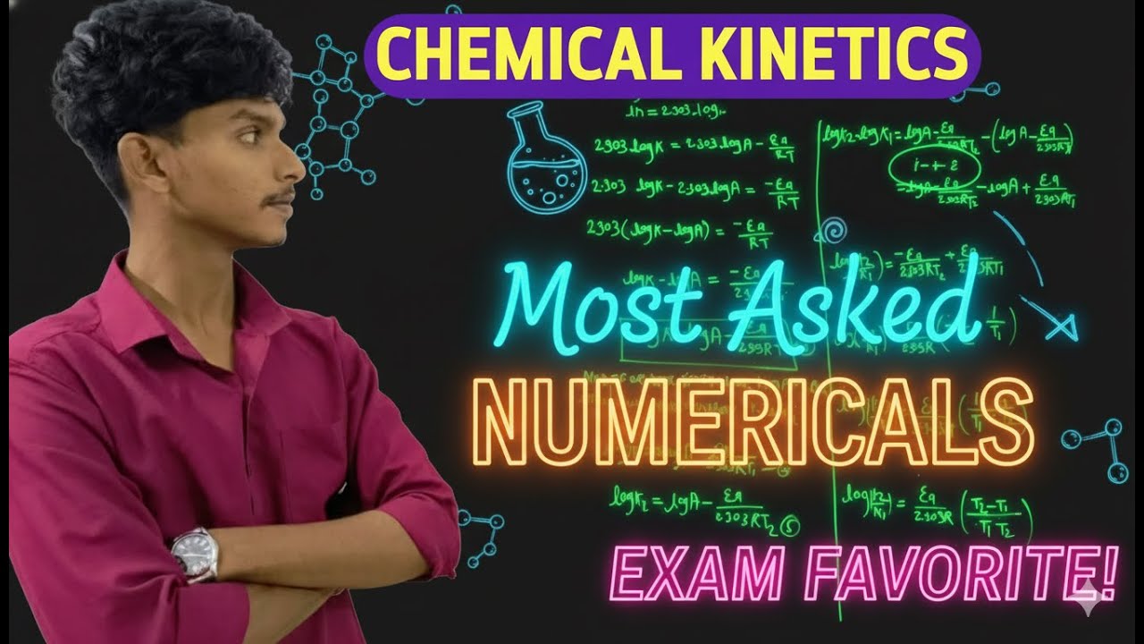 First Order Reaction Numericals | Most Asked Board Exam Questions | Class 12 Chemical Kinetics 2026