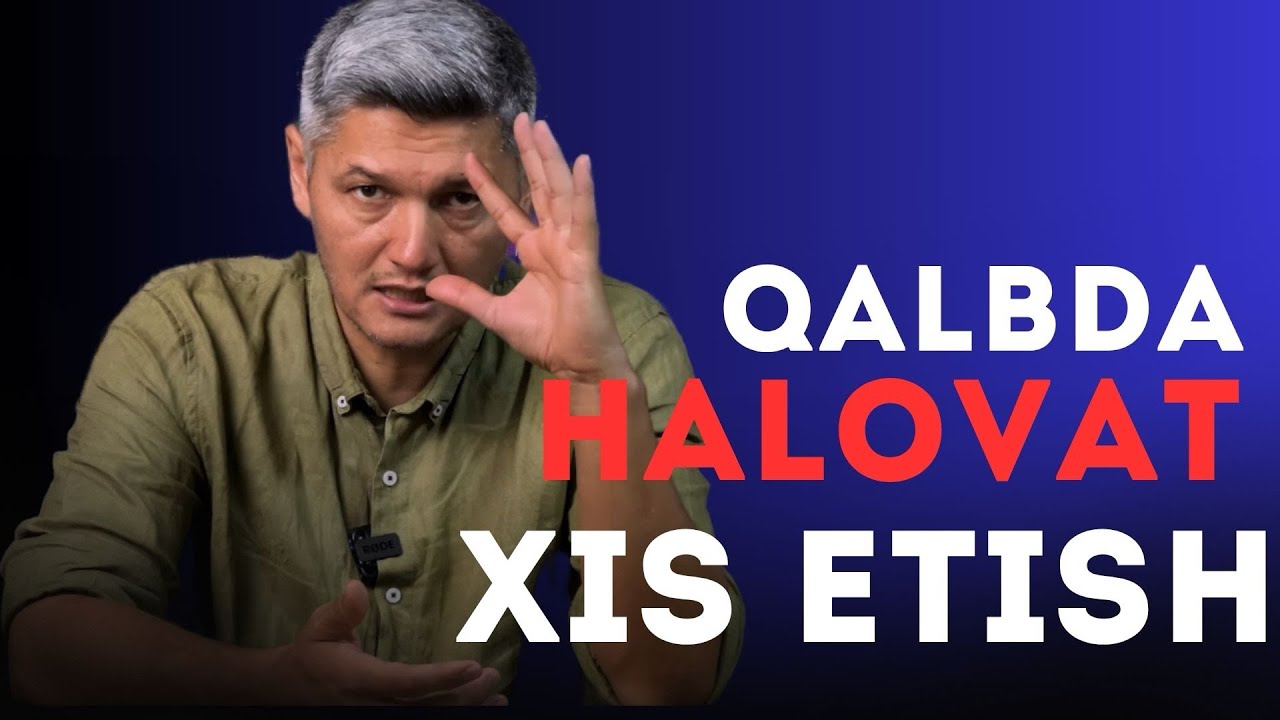 Qalbda HALOVAT xis qilish istasangiz! Kuchli TEXNIKA! DilshodMannopov #psixolog #soglik