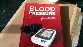 Blood Pressure Journal - unboxing - book available on amazon