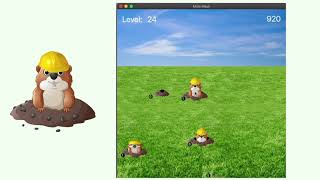 Making a Mole Mash Game with Xojo screenshot 2