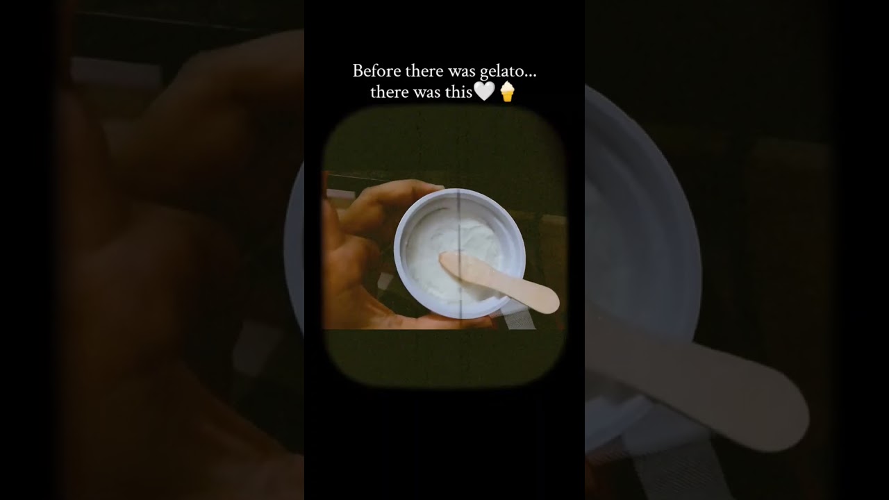 Not aesthetic, just authentic 🍦🤍 