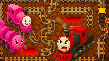 🚂 Train Tiles Express Puzzle (Volcano Level) | Android Gameplay Ep.434