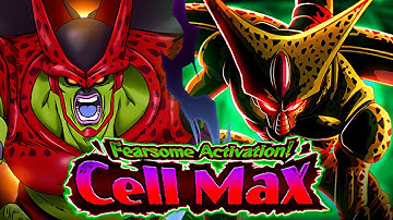 EZA LR TEQ 1ST FORM CELL VS. CELL MAX SUPER BOSS BATTLE! (DBZ: Dokkan Battle)
