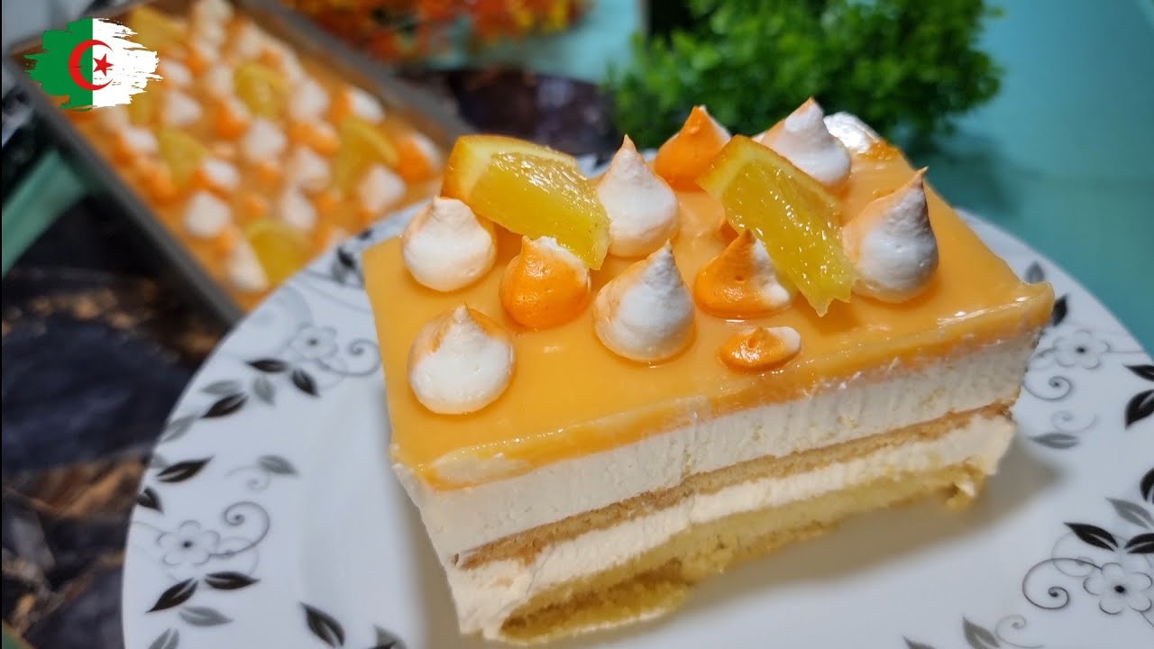 تيراميسو بذوق البرتقال👌من أروع وألذ مايكون فالبنة 😋ياخويا