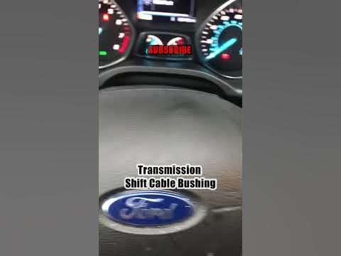 Ford Escape Stuck In Park, Shift Cable Bushing Problems! - YouTube