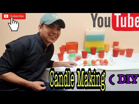 CANDLE MAKING DIY l PAANO GUMAWA NG KANDILA BY: jovy&rsquo;s kitchen tv and vlogs