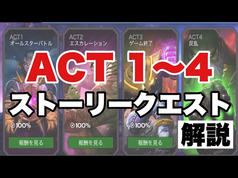 【ビギナー講座】序盤ストーリークエストの攻略解説ACT1〜4