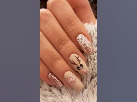 Зимние дизайны ногтей #идеидляманикюра #маникюр #ногти #nails - YouTube