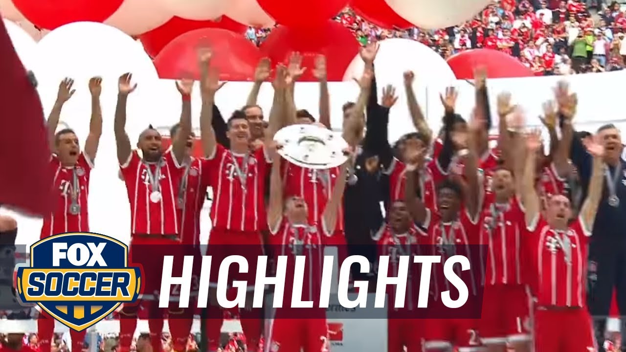 Download Bayern Munich celebrates their 5th consecutive Bundesliga title win | 2016-17 Bundesliga Highlights