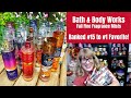 Bath & Body Works Fall Fine Fragrance Mists Ranked #15 to #1 Favorite!