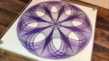 String Art Table DIY tutorial for beginners step by step