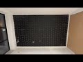 Tiling the brick slip feature wall - Modern Garden House: Ep 43