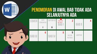 Cara buat Nomor Halaman di awal BAB Tidak Ada tapi selanjunya Ada di Word