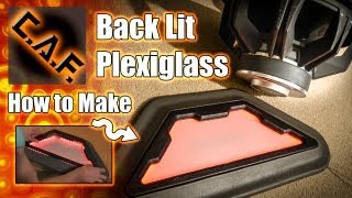 LED lit Plexiglass - Install Light up Panels in your Car Audio Builds CarAudioFabrication