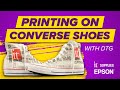 Printing On Converse Shoes with a Direct to Garment (DTG) Printer - EPSON F2100 W/ Shoe Platen