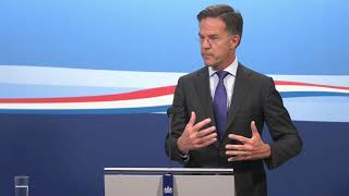 Integrale persconferentie van MP Rutte van 9 juni 2023