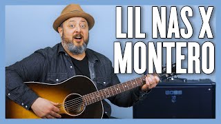 Lil Nas X MONTERO (Call Me By Your Name) Guitar Lesson + Tutorial