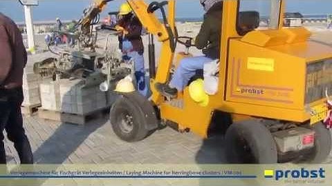 PROBST VM203 interlock paver laying & Installation machine in Middle East