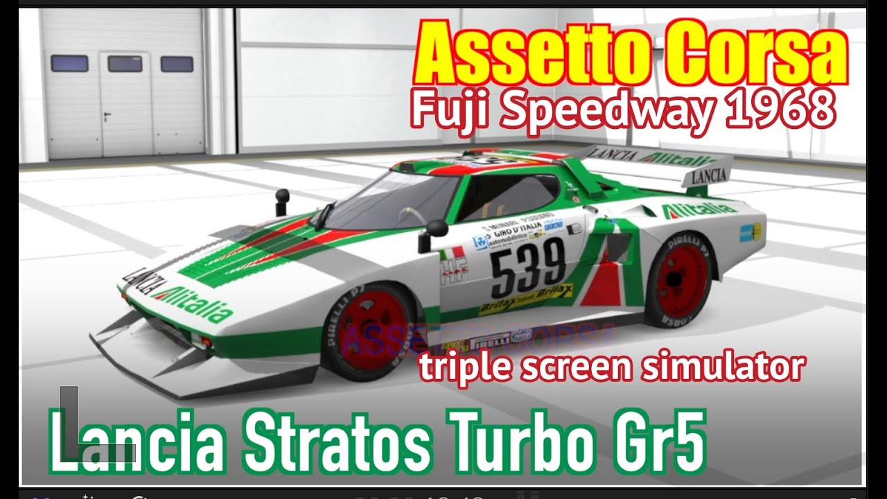 Assetto Corsa Lancia Stratos Turbo Gr5 Fuji Speedway 1968 Youtube