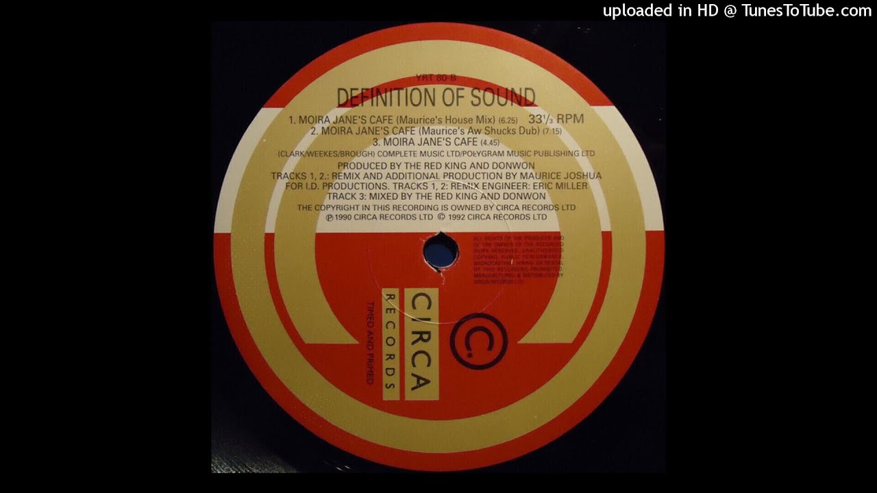 Definition Of Sound | Moira Jane's Cafe (Maurice's Aw Shucks Dub