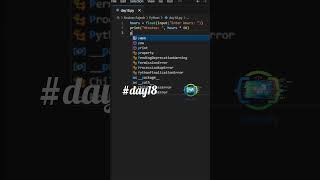 Python Day 18 | Convert Hours into Minutes & Seconds #coding #python #pythonchallenge #codinglife