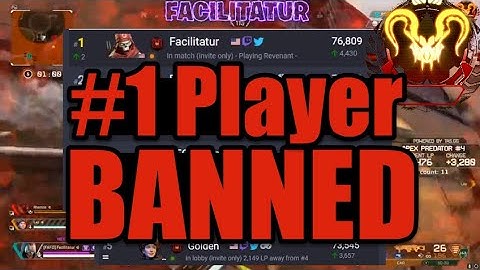 #1 Ranked Player BANNED - Apex Legends