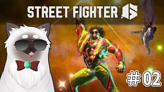 【ストリートファイター6 #02】ディージェイの戦い方を学びたい猫【Vtuber】