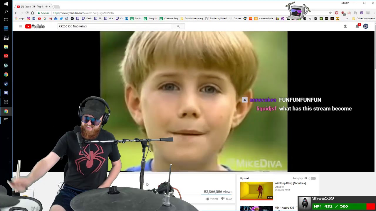 [Drum Cover] Kazoo Kid Trap Remix YouTube