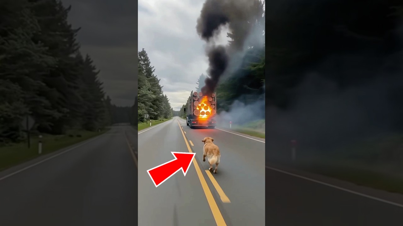 Золотистый ретривер, спасший водителя от взрыва 