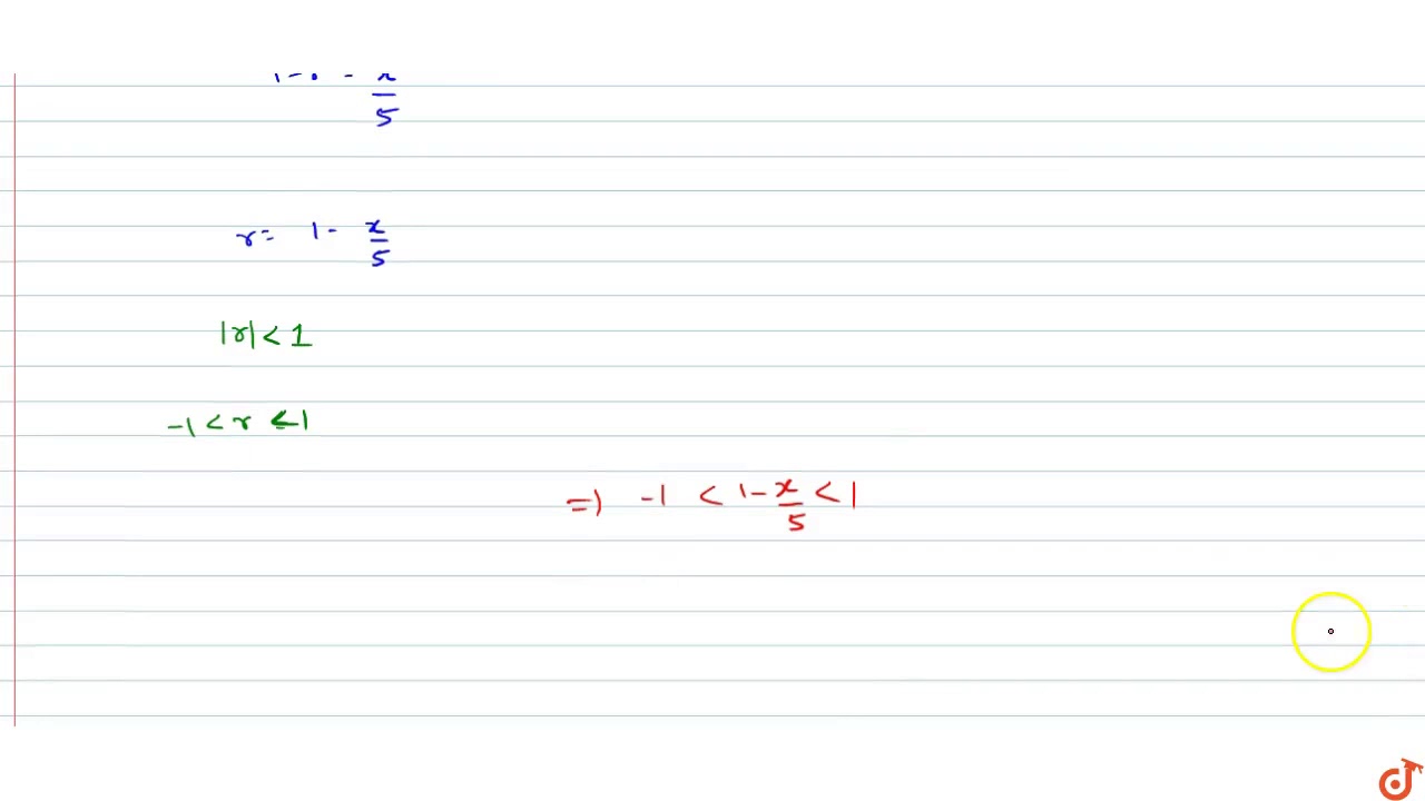 an-infinite-gp-has-first-term-x-and-sum-5-then-x-belongs-to-2004