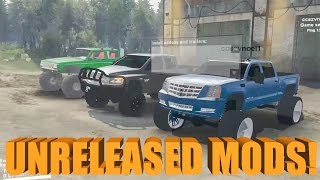Spin Tires Huge Lifted Cadillac Silverado Modded Multiplayer