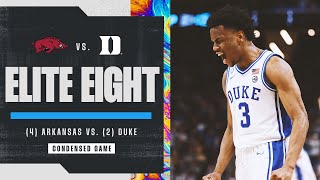 Duke vs. Arkansas  Elite Eight NCAA tournament extended highlights