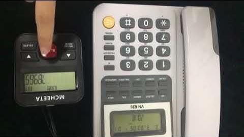 How to remove blocked numbers on MCHEETA 801 call blocker?