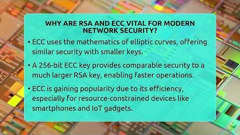 Why Are RSA And ECC Vital For Modern Network Security? - Talking Tech Trends