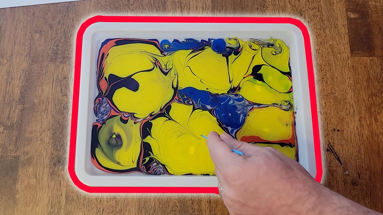 Great party activity for kids, the Coodoo marbling paint art kit 