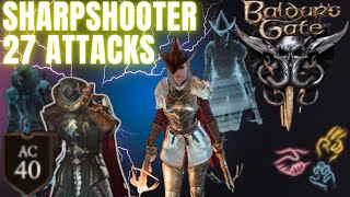 Sharpshooter Ranger Rogue Bard | 27 Attacks | Van Halsin Part 2 |  Shadowheart | Baldurs Gate 3